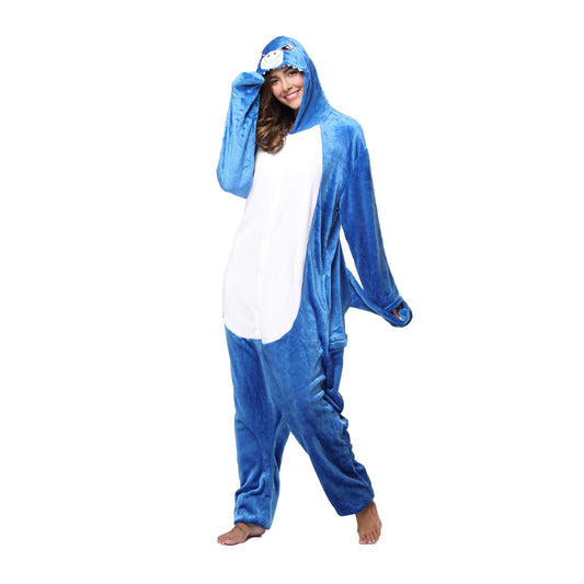 RONGTAI Shark Adult Animal Onesie Pajamas
