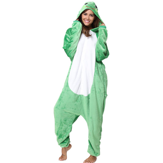 RONGTAI Frog Adult Animal Onesie Pajamas