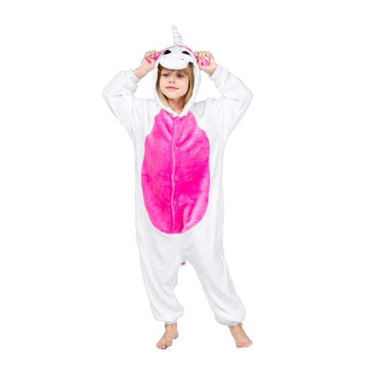 RONGTAI Rose Unicorn Kids Animal Onesie Pajamas